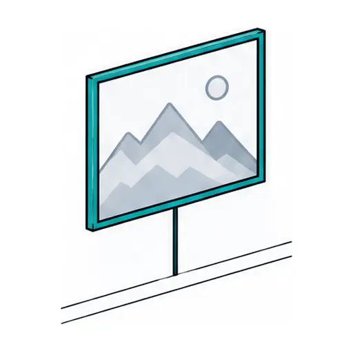 Schematic icon: Art-Style TV Installation