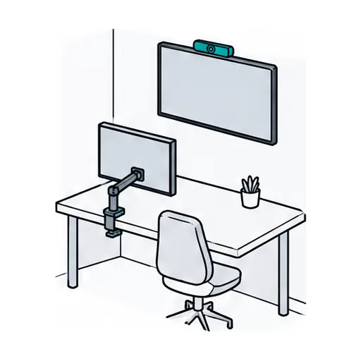 Schematic icon: Home Office Display & Monitor Mounting