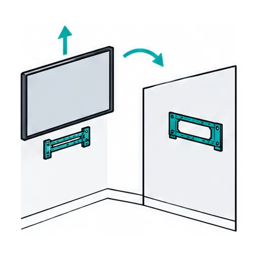Schematic icon: TV Relocation, Dismount & Patching